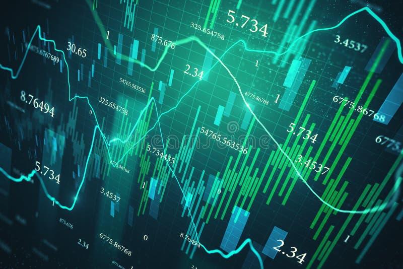 Trading and Finance Wallpaper Stock Photo - Image of analytics, forex:  144205154