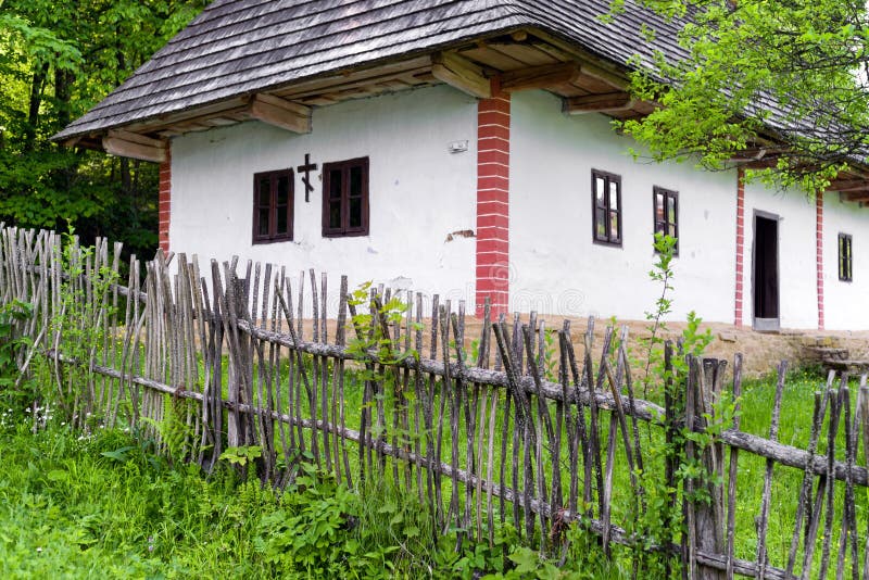 Tradition Slovak house in Saris museum, Slovakia