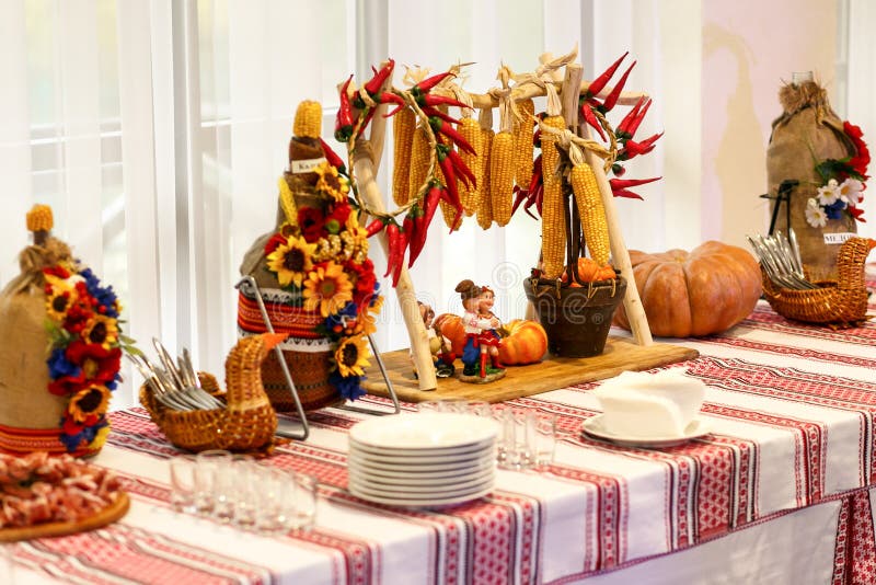 Traditional Alcohol on Wedding Table Stock Photo Image of alcohol