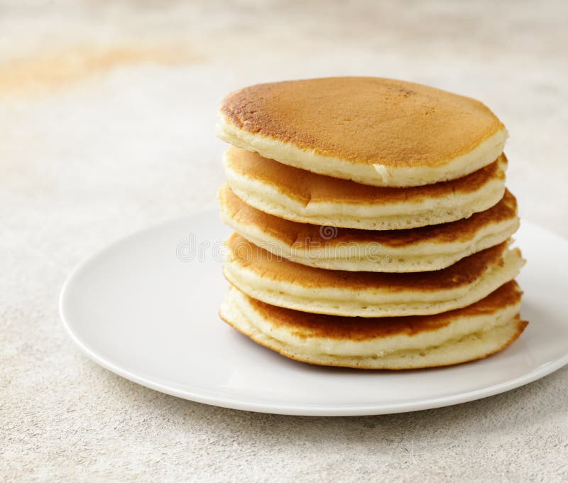 Traditional american pancakes royalty free stock images