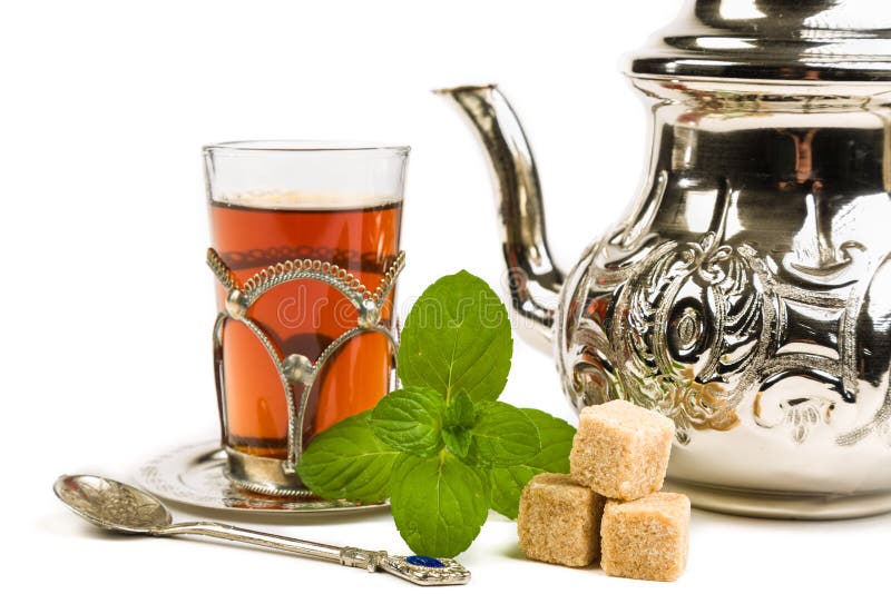 Traditional Arabic Mint Tea Stock Photo Image of peppermint, sweet