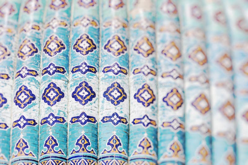 Traditional architecture in Uzbekistan. Uzbekistan ethnic ornament. stock photography Traditional architecture in Uzbekistan. Uzbekistan ethnic ornament. stock photography