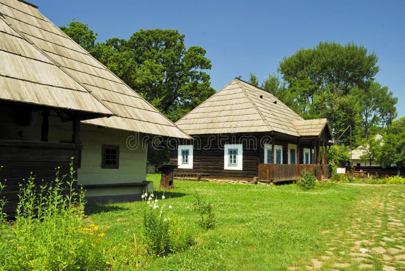 Traditional authentic old houses