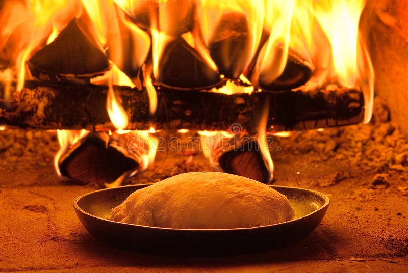 Traditional baking bread stock image. Image of fire, corn 10317613