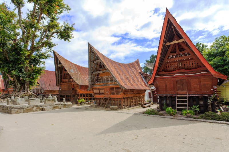 Traditional Batak House Stock Photo Image Of Batak Samosir 76869846