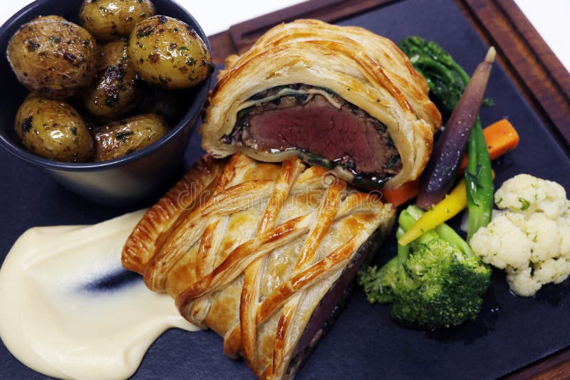 Traditional Beef Wellington Recipe with Puff Pastry, Similar To French