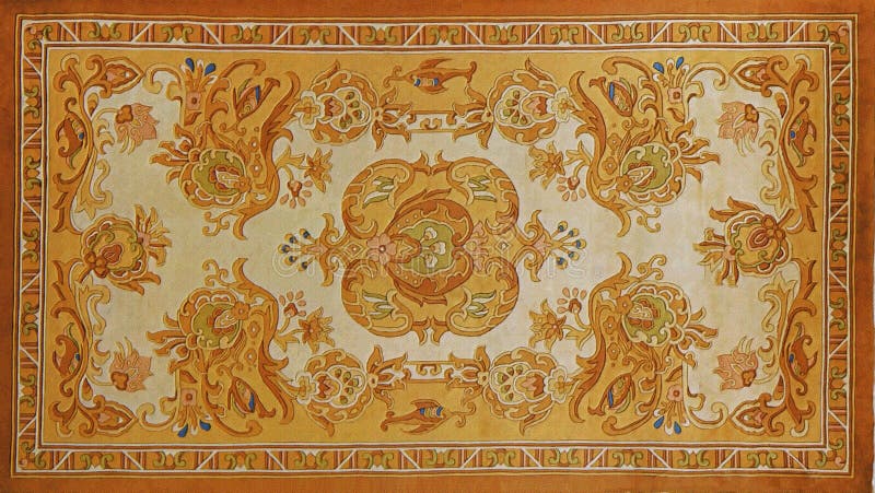 Traditional carpet pattern material texture