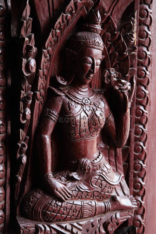 Traditional Carved wood Thai style