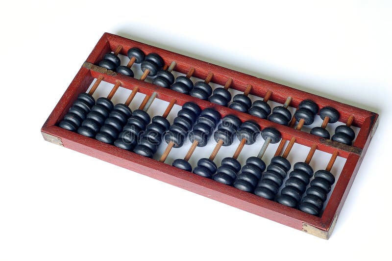 Traditional Chinese abacus stock image Traditional Chinese abacus stock image