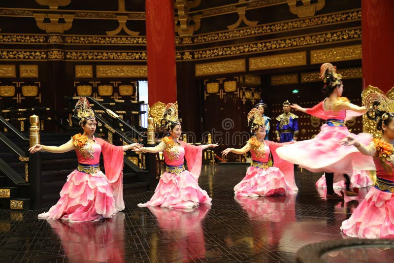 Traditional Chinese Dance Performance Editorial Stock Photo Image of