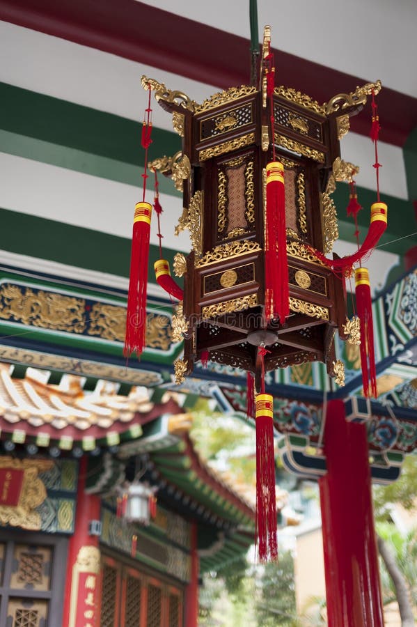 Traditional Chinese Lanterns Light Up for Celebrating Chinese New Year