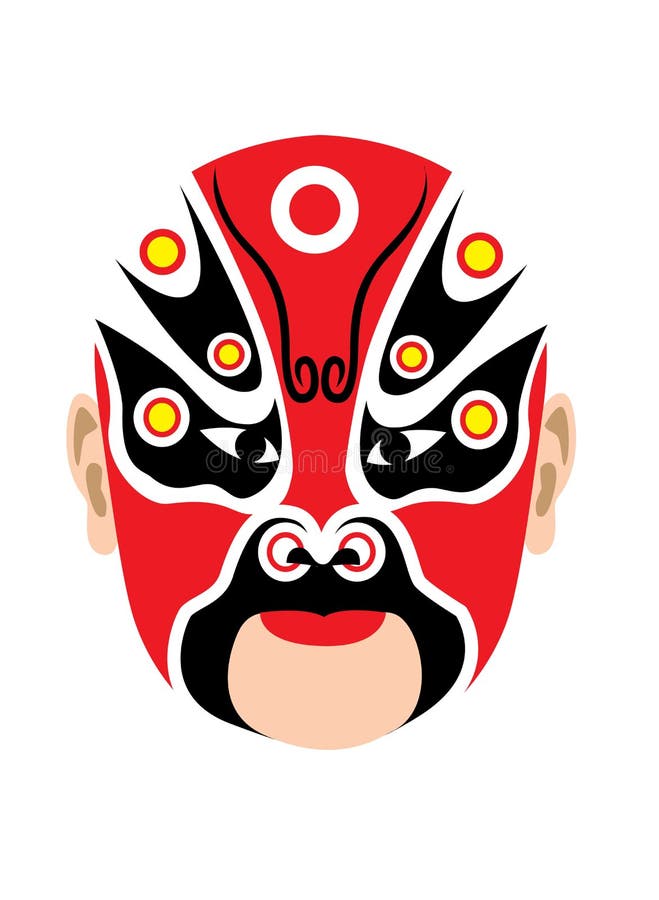 Peking Opera Mask Illustrations – Peking Opera Stock Illustrations, Vectors & Clipart - Dreamstime
