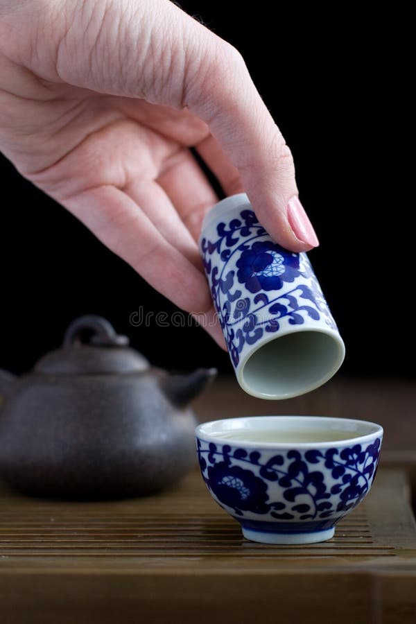 Traditional Chinese Tea Ceremony Accessories Stock Image Image of