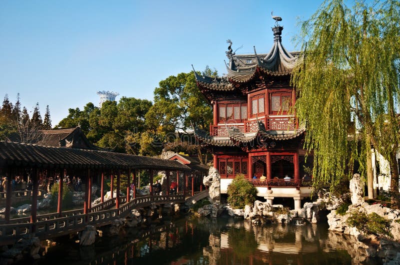 Traditional Chinese Teahouse royalty free stock photo