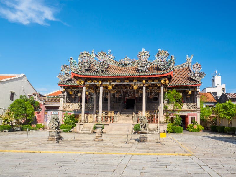 Traditional Chinese Temple In Penang, Malaysia Editorial ...