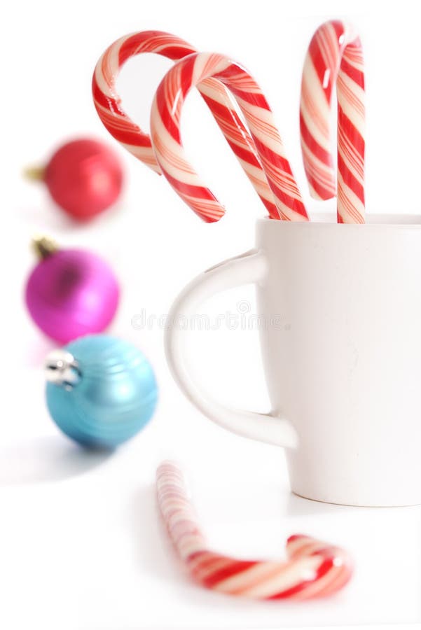 Traditional Christmas Candy Stock Image Image of ribbon, single 46868079
