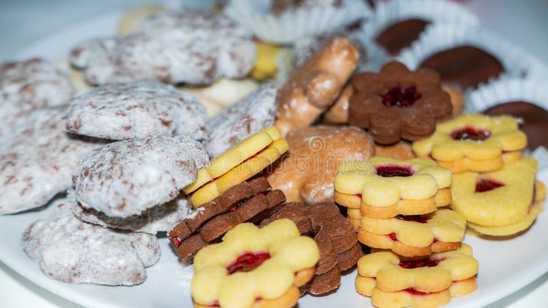 Traditional Slovak Christmas cookies