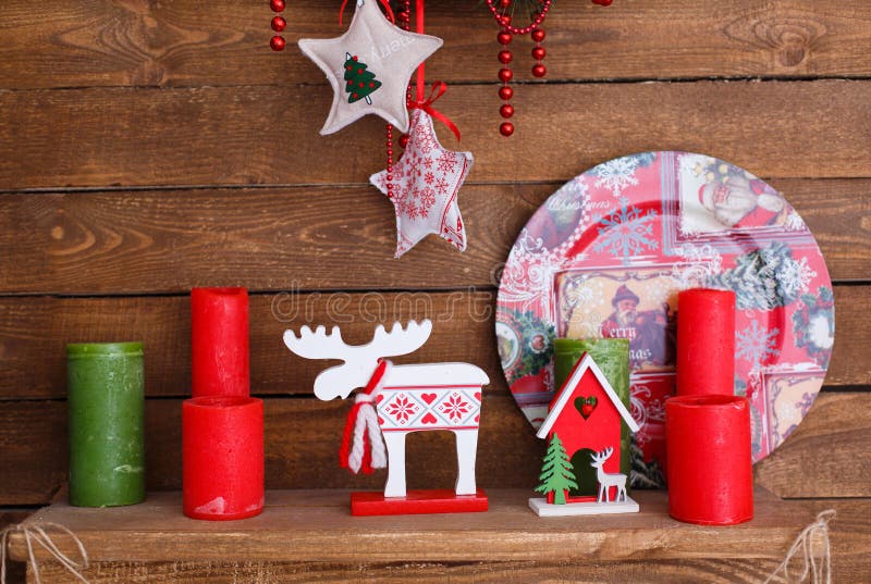 Traditional Christmas Decor. Stock Image Image of color, season 97702695