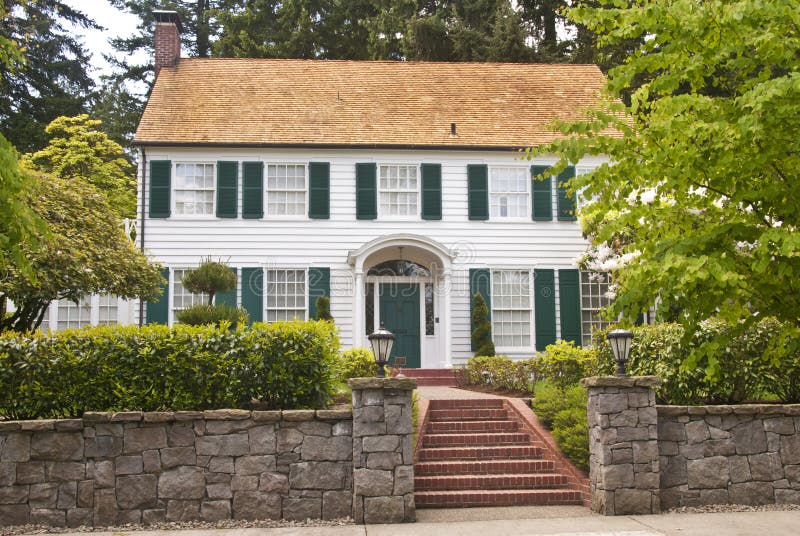 Traditional Clapboard House Stock Photo Image of structure, residence