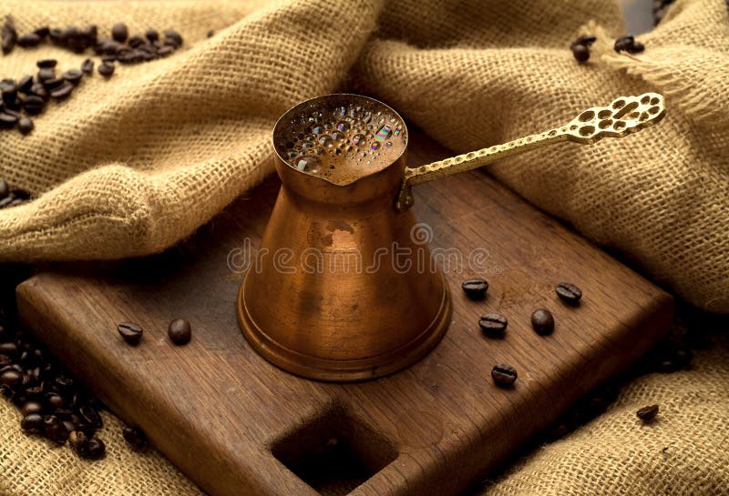 Traditional coffee pot