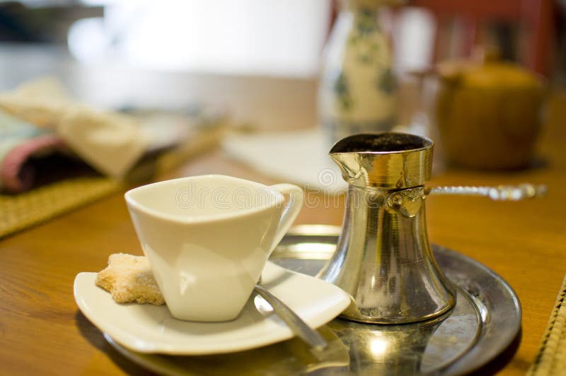 Traditional coffee set stock photo. Image of gold, liquid 34750512