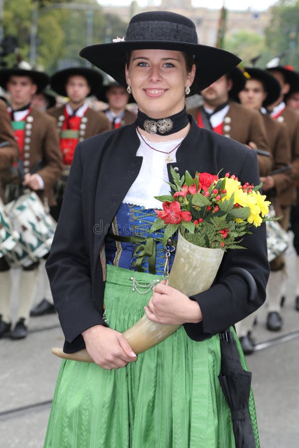 Traditional Costume Parade in Munich Bavaria Editorial Photo - Image of ...