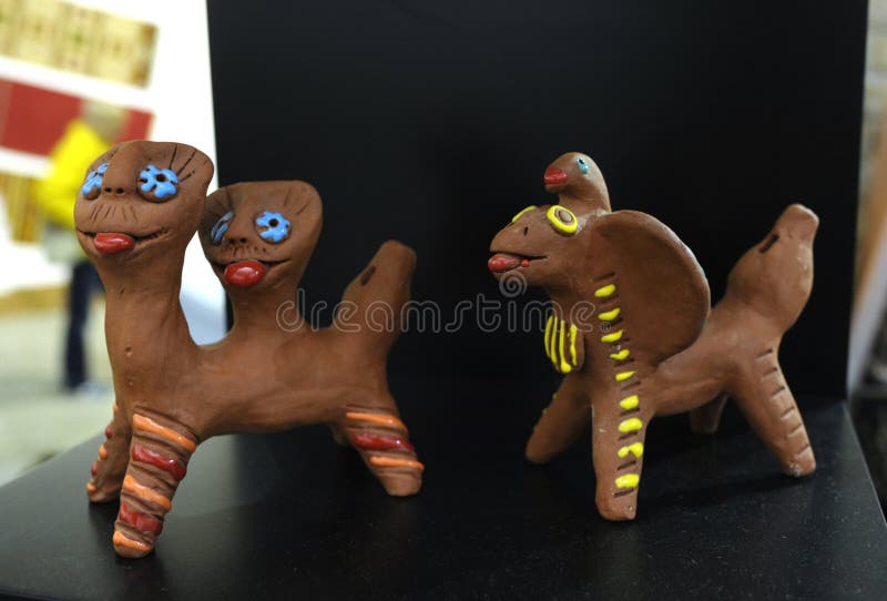 clay made toys