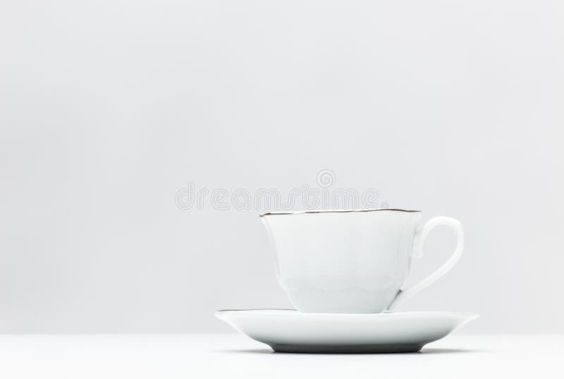 Traditional cup and saucer