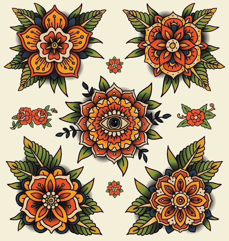 Details 72+ american traditional mandala tattoo in.cdgdbentre
