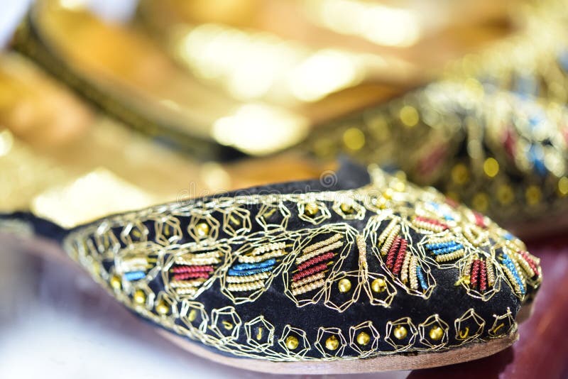 Traditional Design Shoes in Iran Stock Image Image of shoes, design