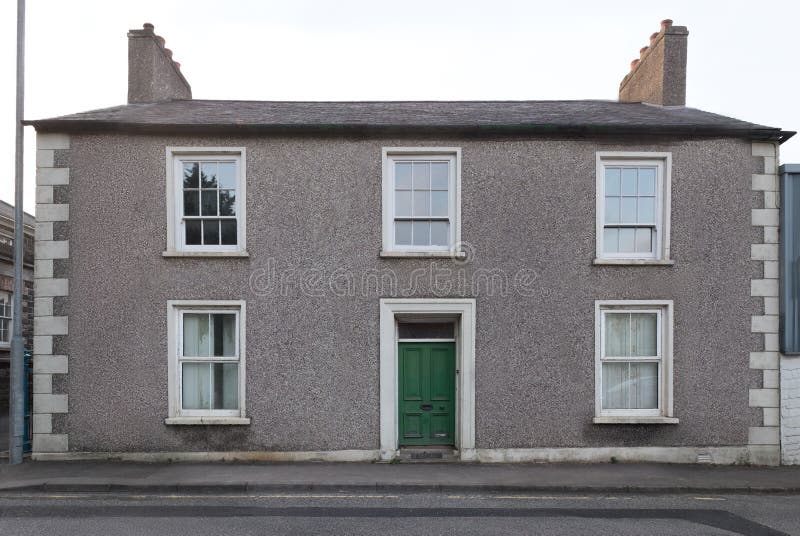 Traditional detached terrace house in the UK