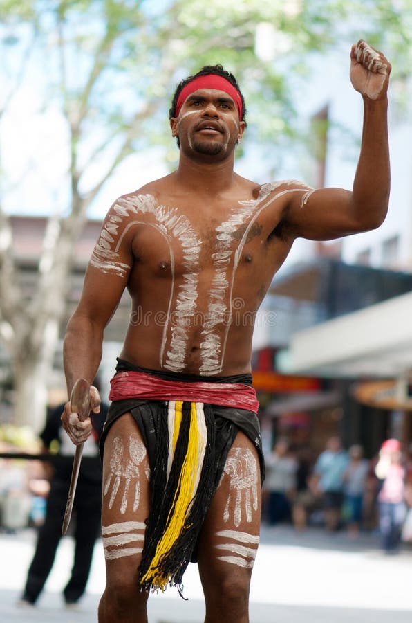 Traditional Dreamtime Dance royalty free stock image