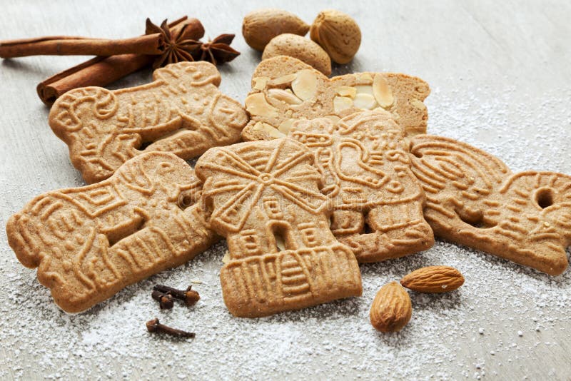 Traditional dutch pastry speculaas