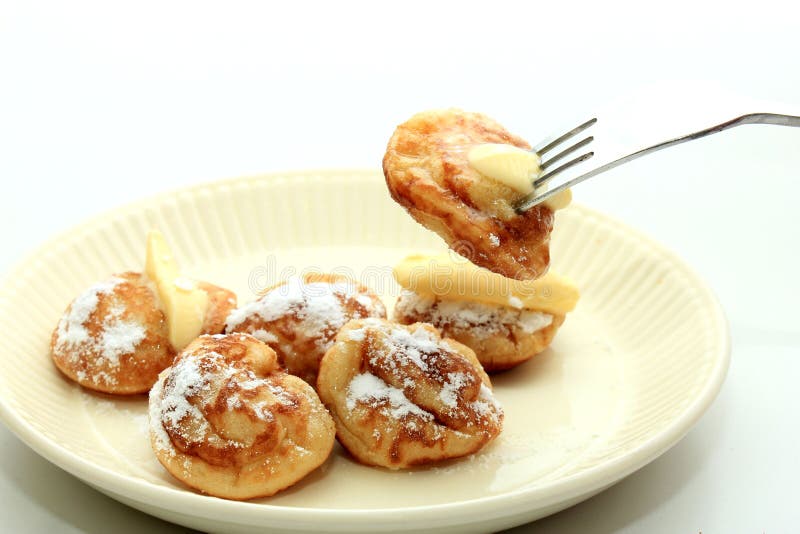 Traditional Dutch Poffertjes