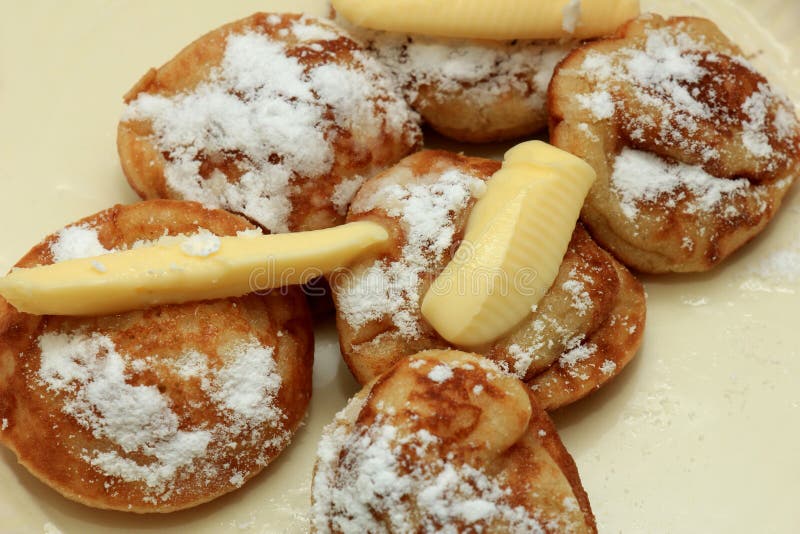 Traditional Dutch Poffertjes