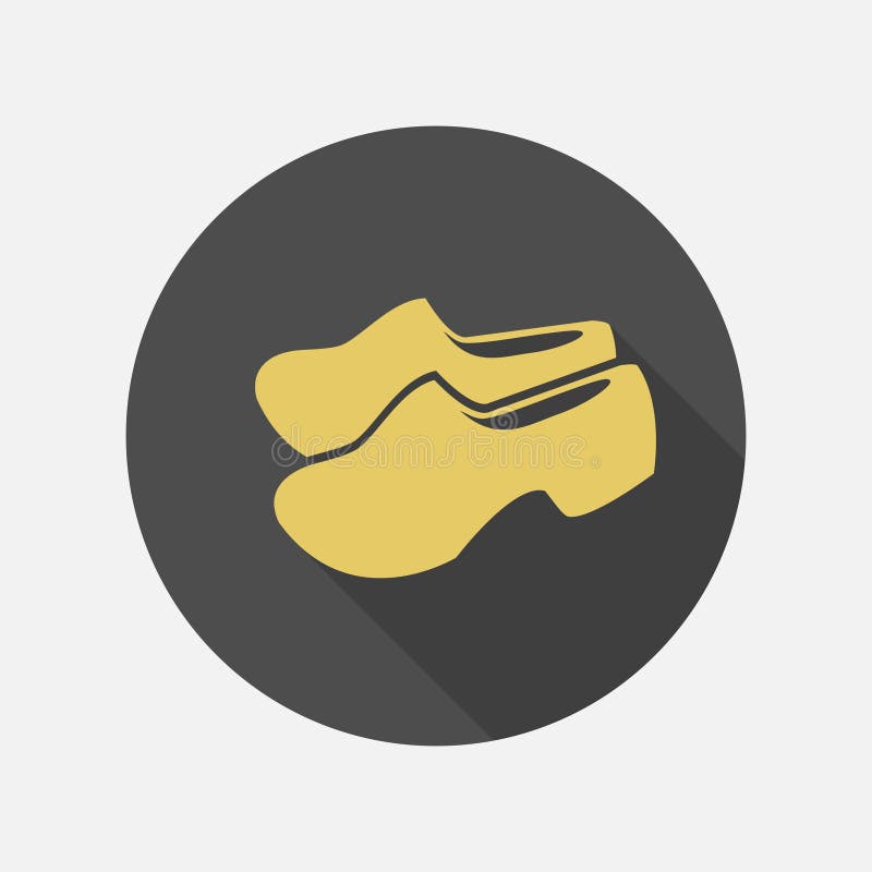 Clipart Of Dutch Shoes Costume