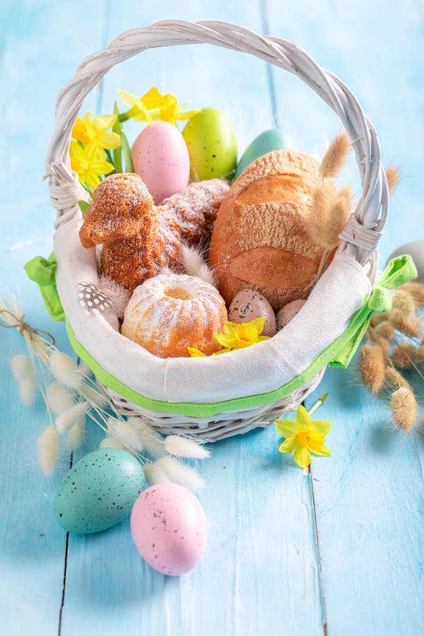 Traditional Easter Basket is the Most Enduring Polish Traditions Stock