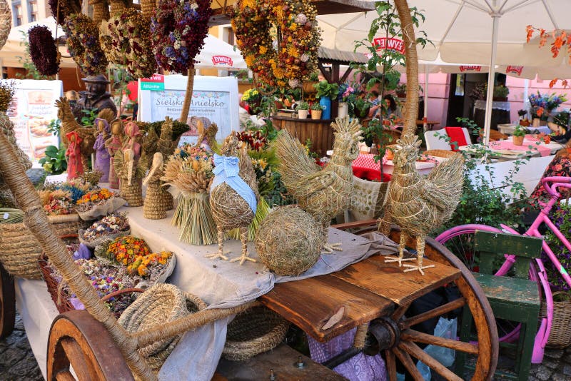 Traditional European Easter Market Editorial Stock Photo Image of