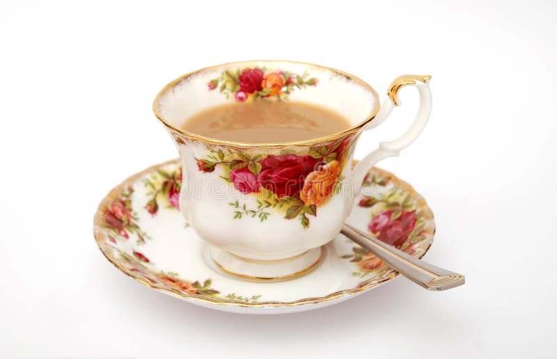 Traditional English Cup of Tea Stock Image Image of background, english 3183775