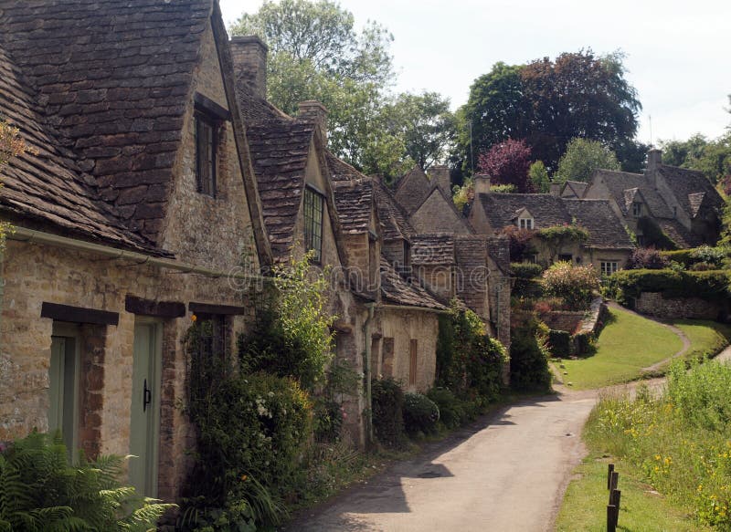 Traditional English Village, Gloucestershire royalty free stock photos Traditional English Village, Gloucestershire royalty free stock photos