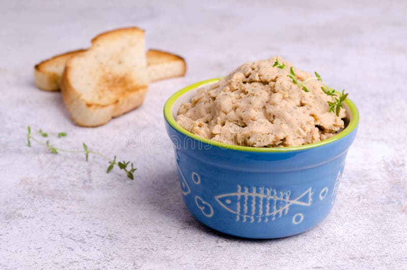 Traditional fish pate stock photo. Image of bread, nutrition 243516626