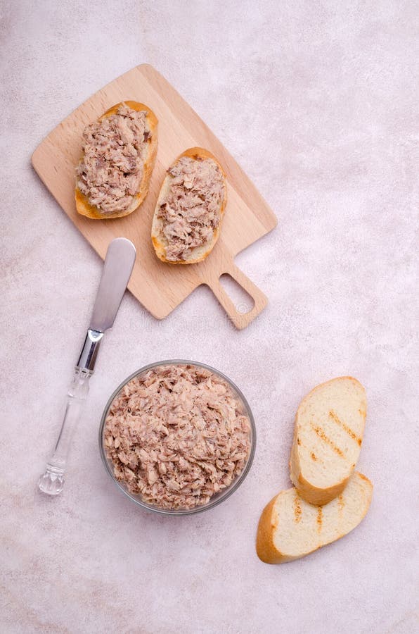 Traditional fish pate stock image. Image of baguette 263580081