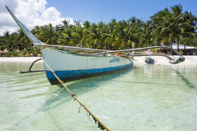 Traditional Fishermen Boat Of Philippines