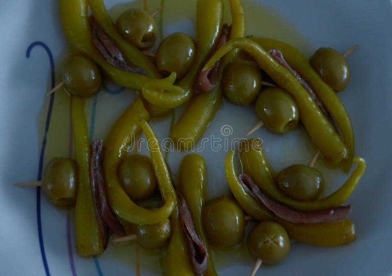 Traditional Food in North of Spain Stock Image Image of leaf, snack
