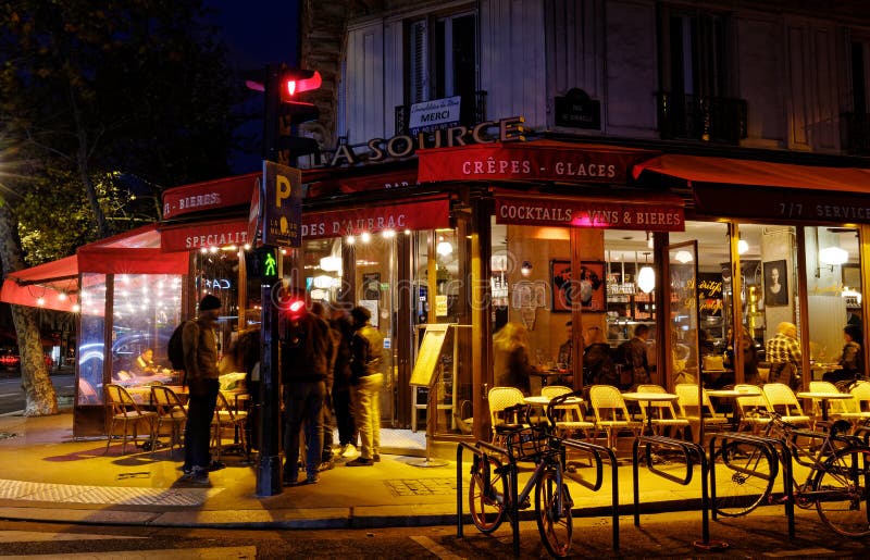 The Traditional French Cafe La Source Located in the 7th District of ...