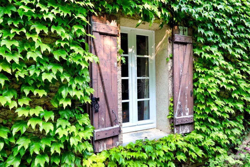 French Farmhouse Window stock photo. Image of white, shutters - 35251722