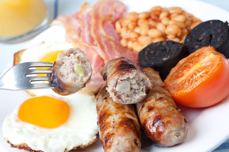 Traditional full english breakfast