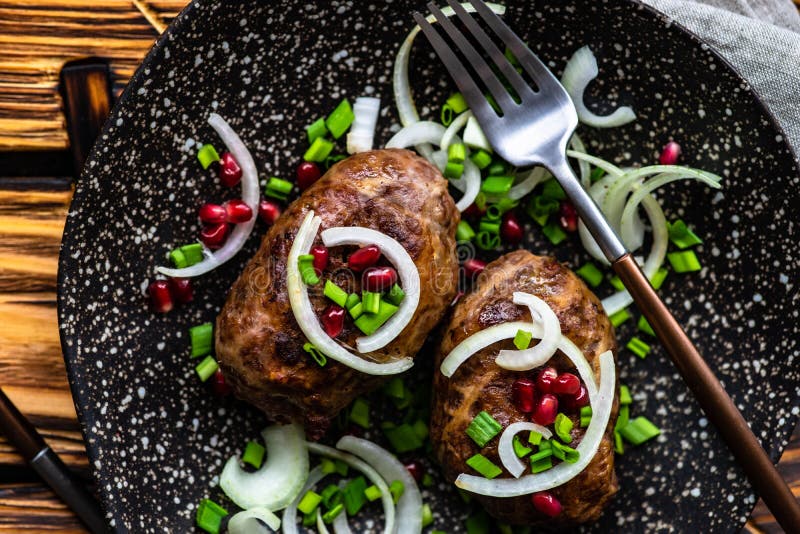 Traditional Georgian Cuisine Stock Photo - Image of board, napkin ...