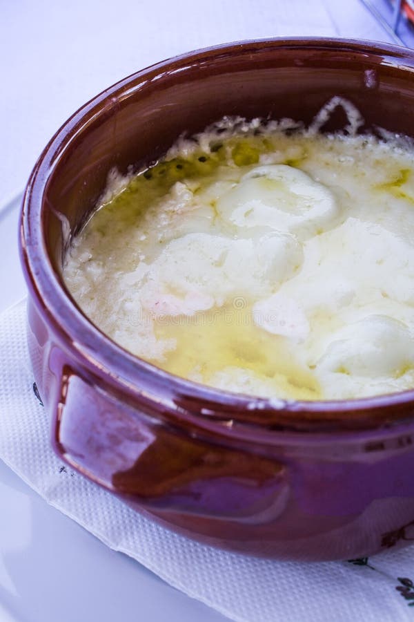 Traditional Greek appetizer- bujurdi. Served in small restaurant near the beach in Greece stock photo Traditional Greek appetizer- bujurdi. Served in small restaurant near the beach in Greece stock photo