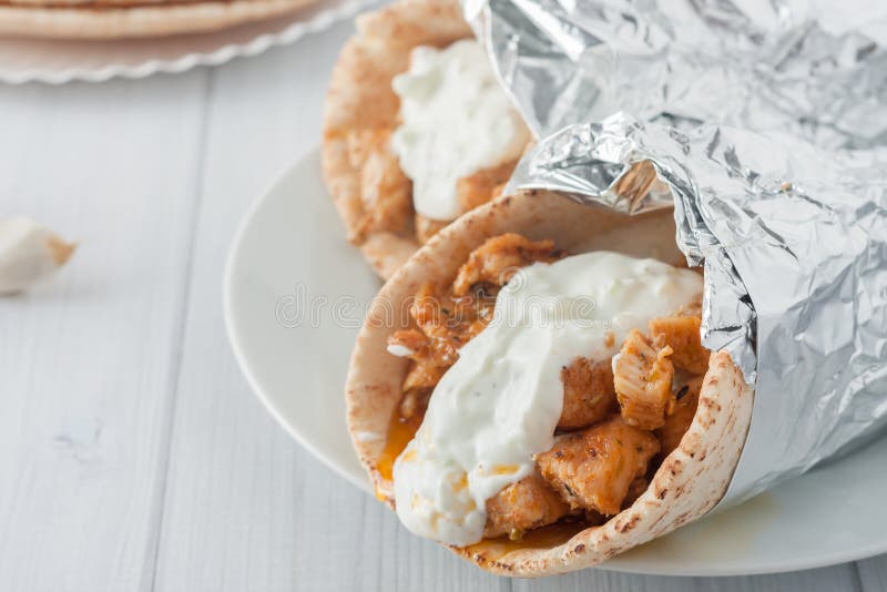 Traditional greek food, souvlaki also known as royalty free stock image Traditional greek food, souvlaki also known as royalty free stock image